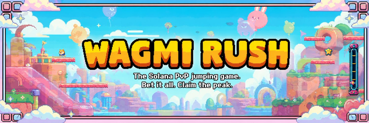 Wagmi Rush - Skill-based climbing tournament on Solana